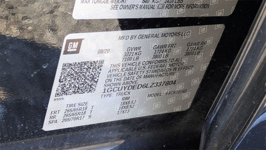 2020 Chevrolet Silverado 1500 LT