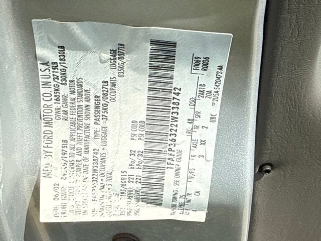 2002 Ford Focus SE Fleet
