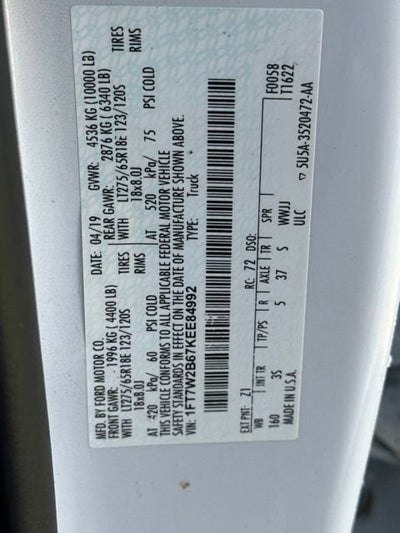2019 Ford F-250 XLT