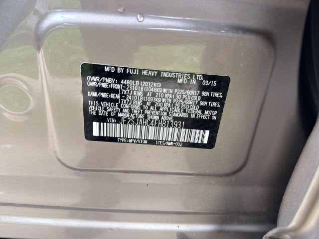 2015 Subaru Forester 2.5i Limited