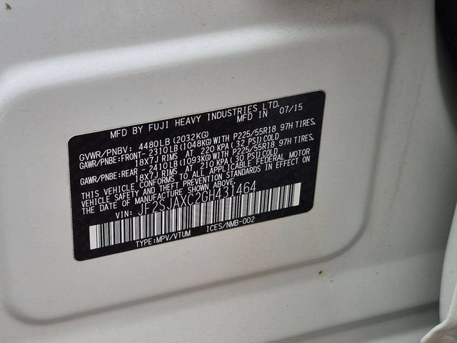 2016 Subaru Forester 2.5i Touring