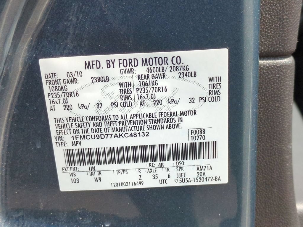 2010 Ford Escape XLT