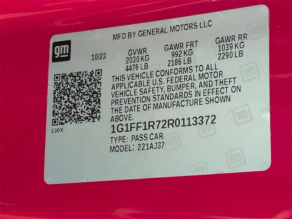 2024 Chevrolet Camaro LT1