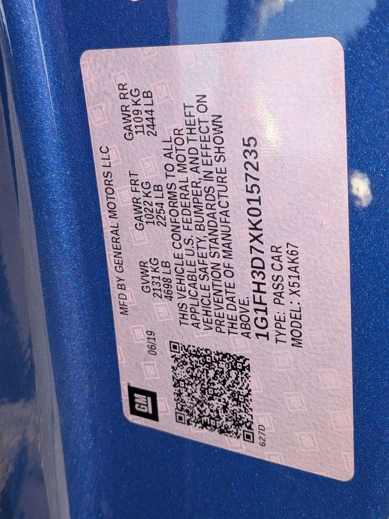 2019 Chevrolet Camaro 2SS