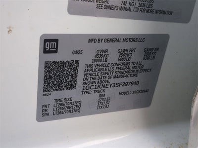 2025 Chevrolet Silverado 2500 HD LT