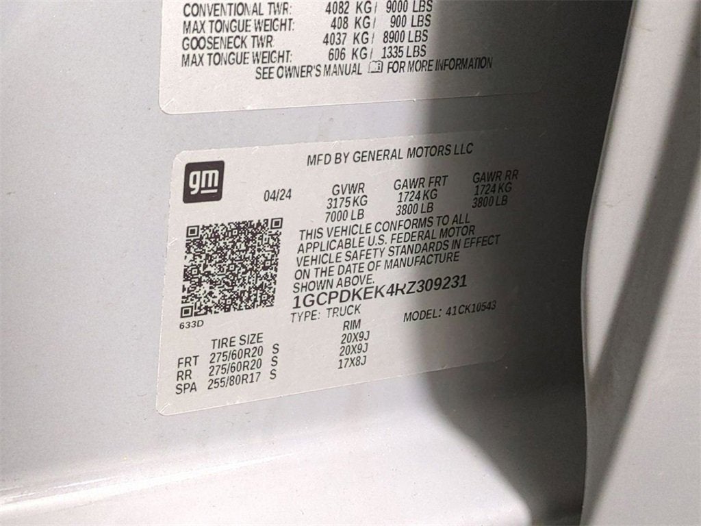 2024 Chevrolet Silverado 1500 LT (2FL)