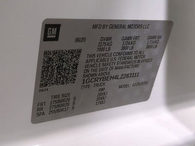 2020 Chevrolet Silverado 1500 Custom