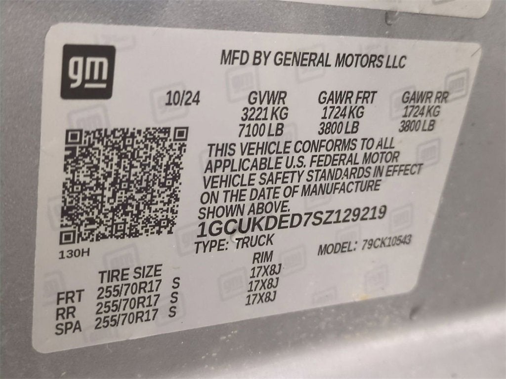 2025 Chevrolet Silverado 1500 LT