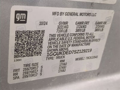 2025 Chevrolet Silverado 1500 LT