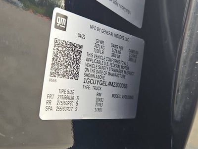 2021 Chevrolet Silverado 1500 LTZ