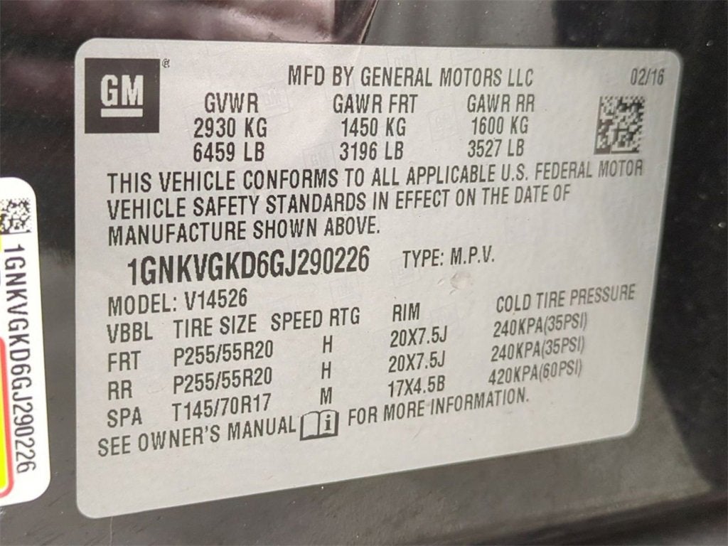 2016 Chevrolet Traverse LT