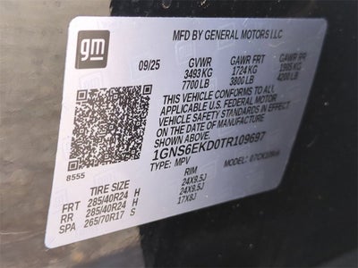 2026 Chevrolet Suburban RST