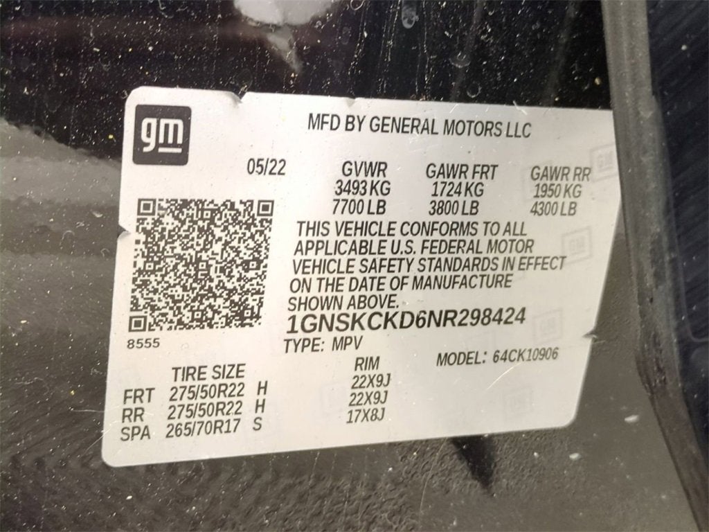 2022 Chevrolet Suburban LT