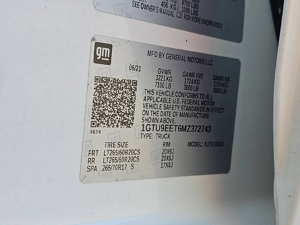 2021 GMC Sierra 1500 AT4