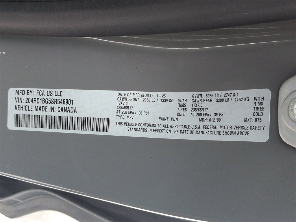 2025 Chrysler Pacifica Select