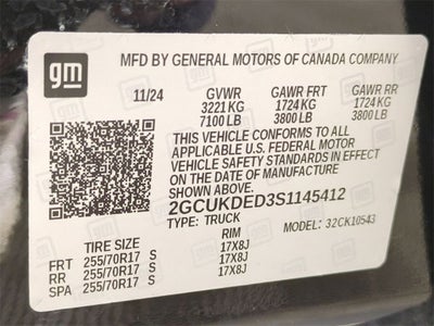 2025 Chevrolet Silverado 1500 LT