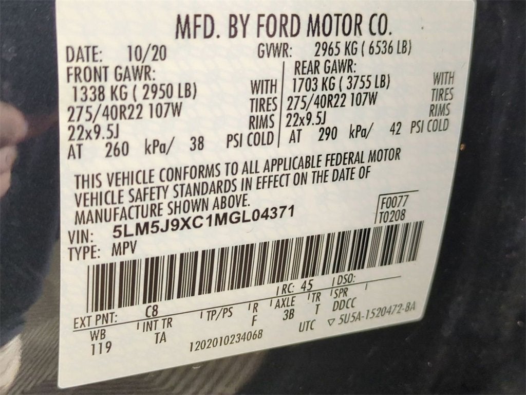 2021 Lincoln Aviator Black Label