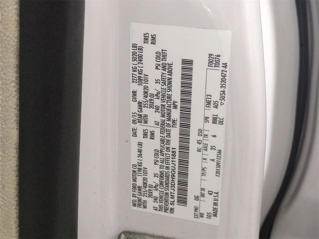 2016 Lincoln MKC Reserve