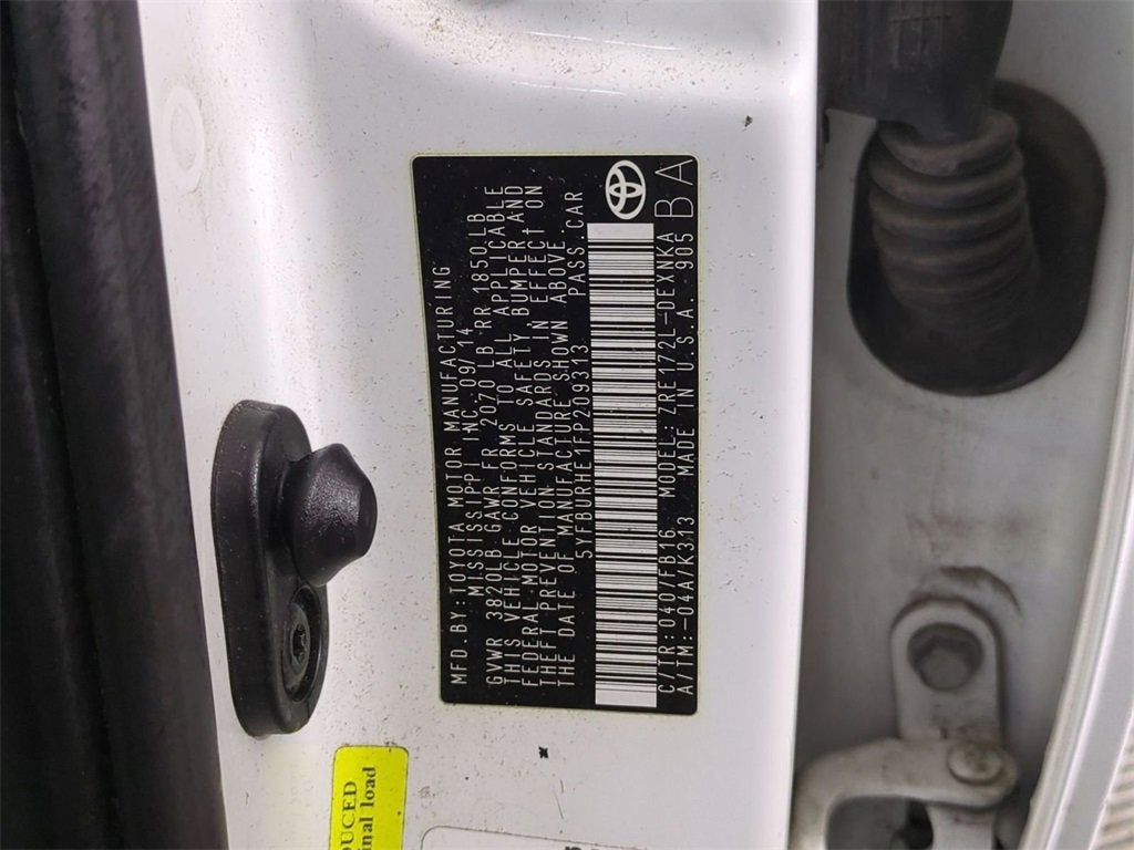 2015 Toyota Corolla L