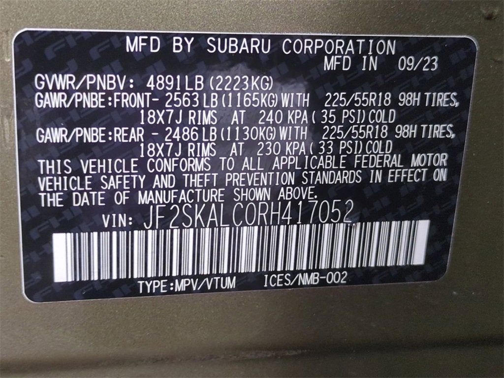 2024 Subaru Forester Limited