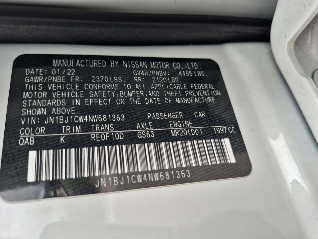 2022 Nissan Rogue Sport SL AWD Xtronic CVT
