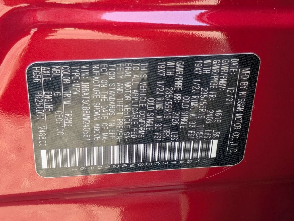 2021 Nissan Rogue SL Intelligent AWD