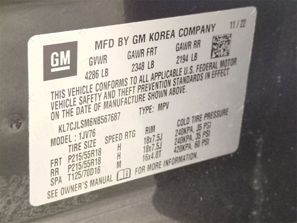 2022 Chevrolet Trax LT