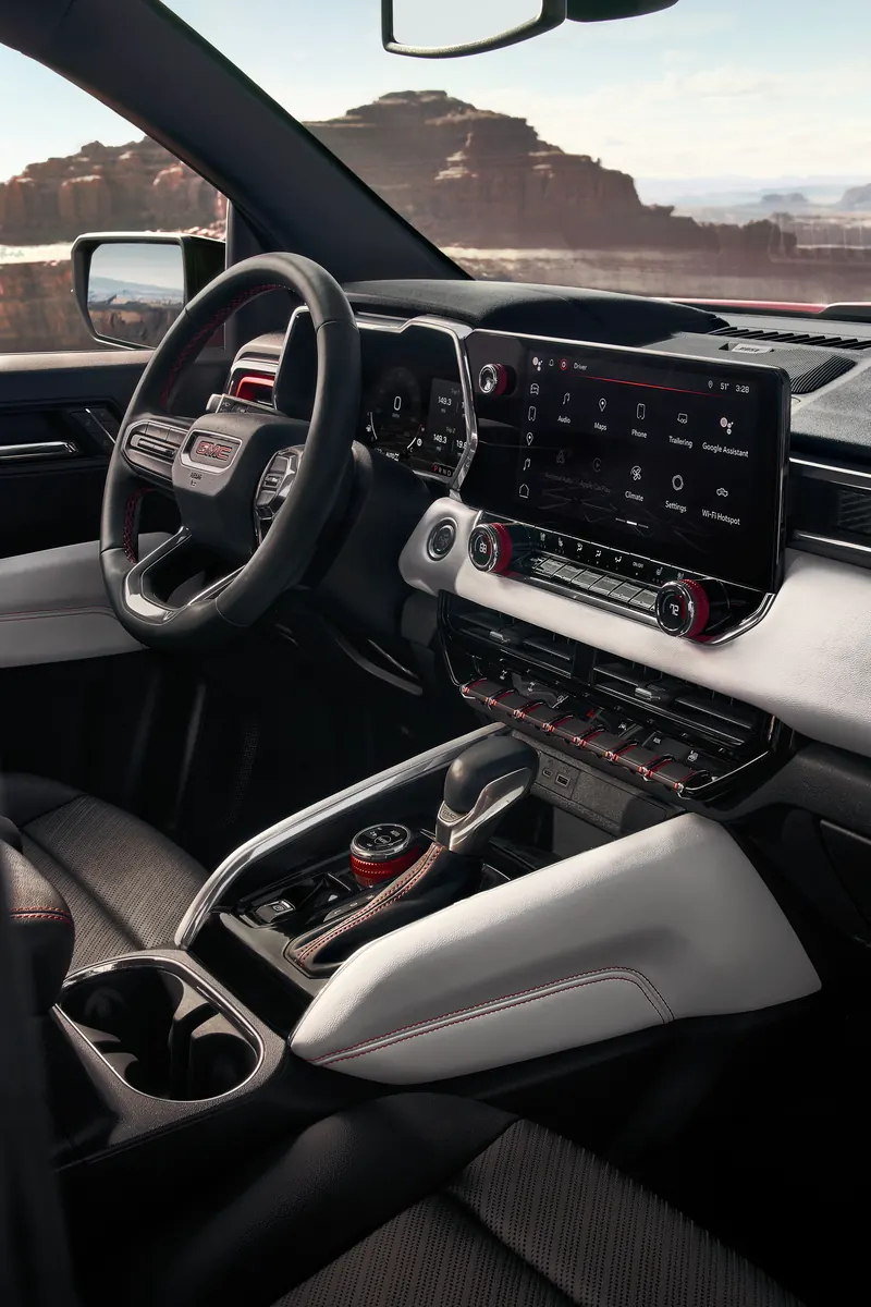2026 GMC Canyon infotainment system at LaFontaine Buick GMC Highland in Highland Charter Township MI