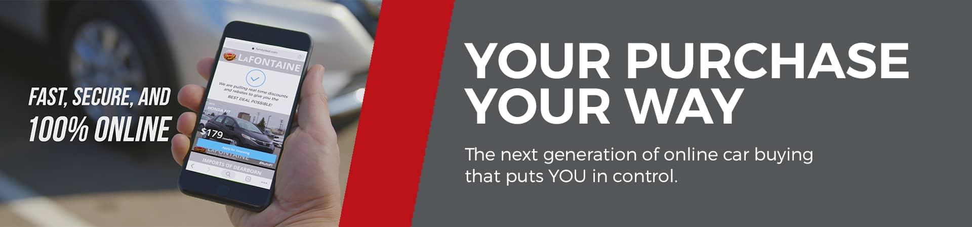 your purchase your way banner