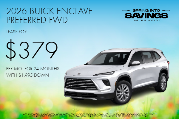 2026 Buick Enclave Preferred FWD