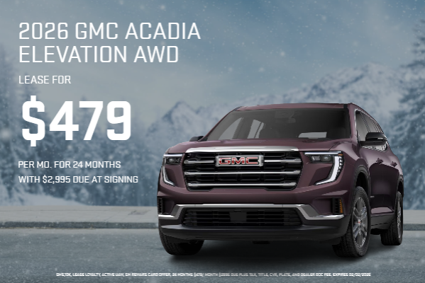 2026 GMC Acadia Elevation AWD