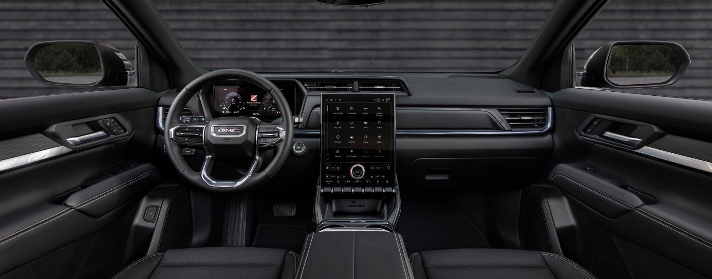 The interior of a 2025 GMC Terrain.